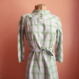 Country Chic 1960s Shirtdress
